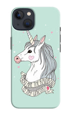 Unicorn Wallpaper iPhone 13 Hard Case Back Cover by Casekaro