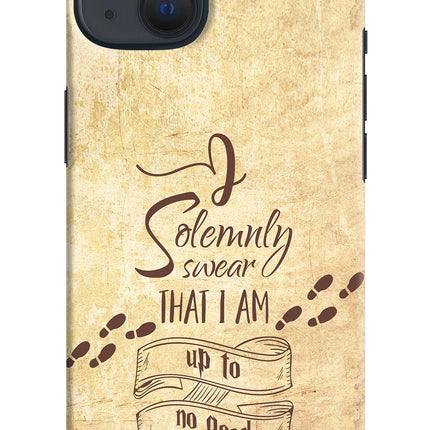 I Solemnly swear that i up to no good iPhone 13 Hard Case Back Cover by Casekaro