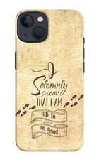 I Solemnly swear that i up to no good iPhone 13 Hard Case Back Cover by Casekaro