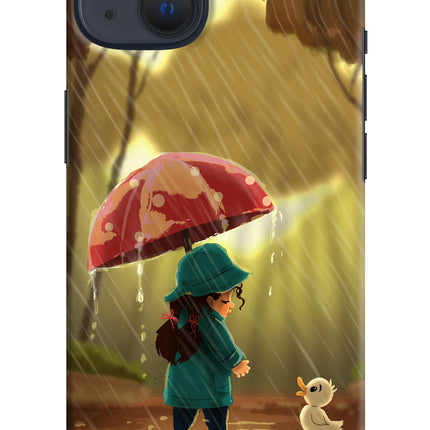 Rainy Day iPhone 13 Hard Case Back Cover by Casekaro