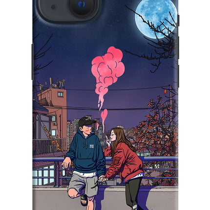 Chilling Couple iPhone 13 Hard Case Back Cover by Casekaro