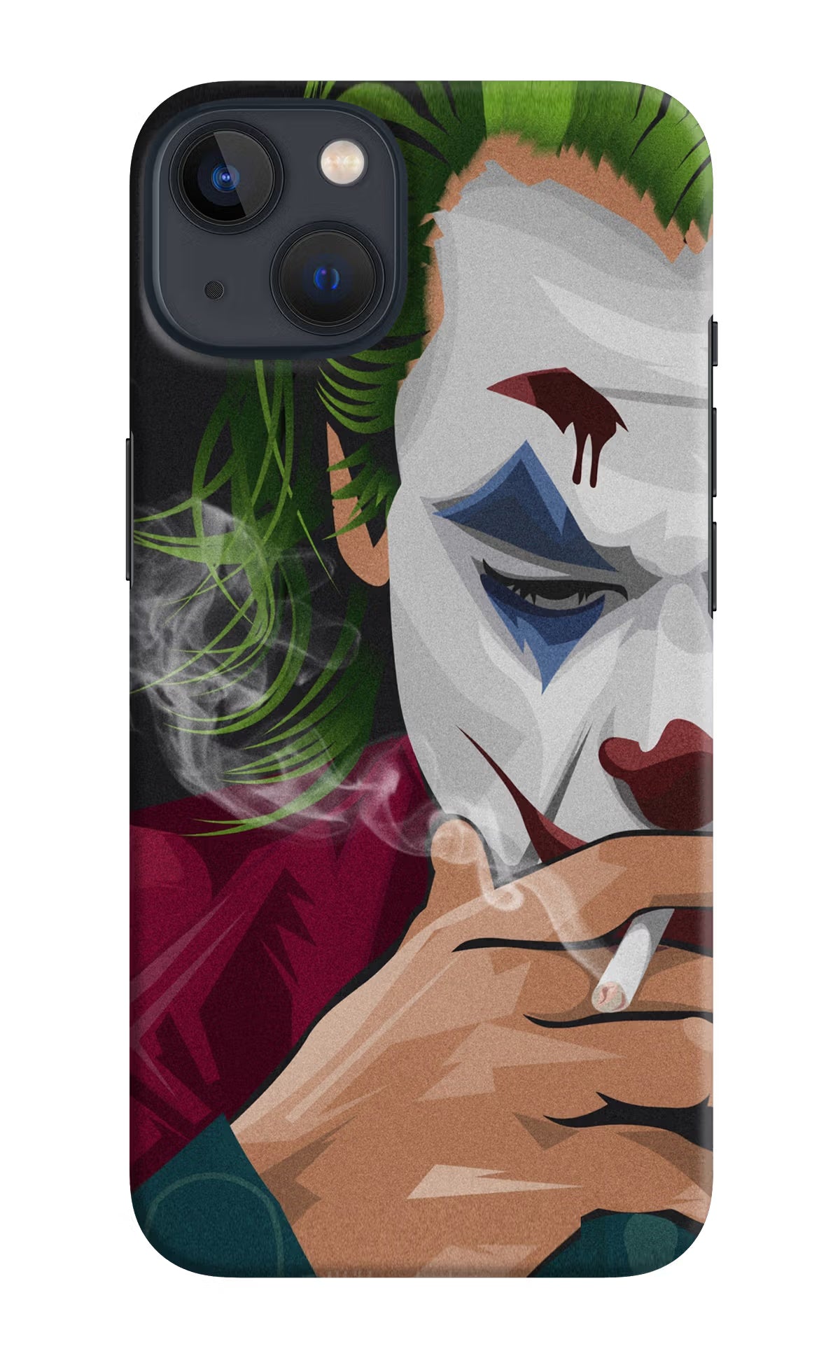 Joker Smoking iPhone 13 Hard Case Back Cover by Casekaro
