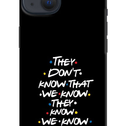 FRIENDS Dialogue iPhone 13 Hard Case Back Cover by Casekaro