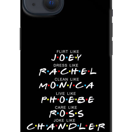 FRIENDS Character iPhone 13 Hard Case Back Cover by Casekaro