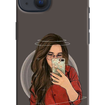 Selfie Queen iPhone 13 Hard Case Back Cover by Casekaro