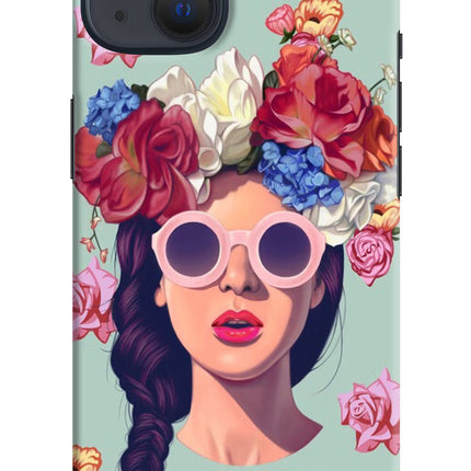 Pretty Girl iPhone 13 Hard Case Back Cover by Casekaro