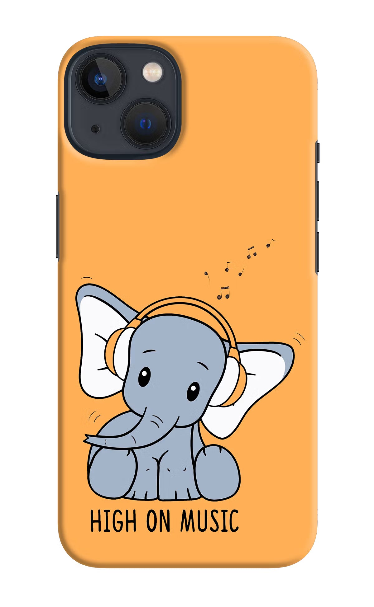 High On Music iPhone 13 Hard Case Back Cover by Casekaro