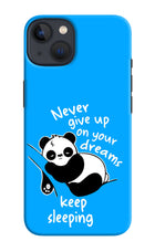 Keep Sleeping iPhone 13 Hard Case Back Cover by Casekaro