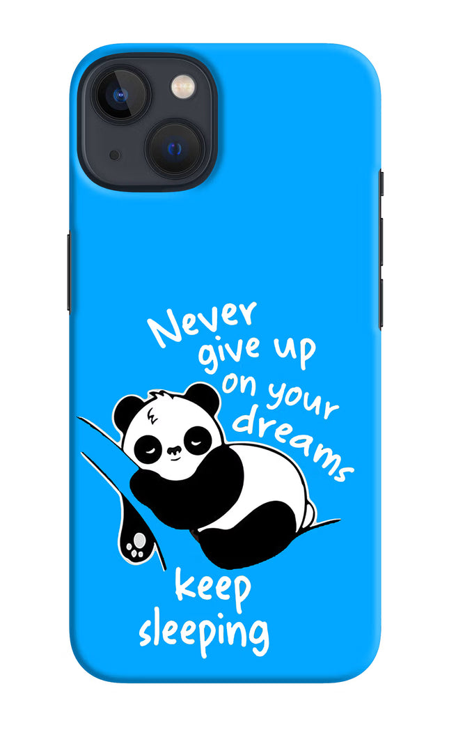Keep Sleeping iPhone 13 Hard Case Back Cover by Casekaro