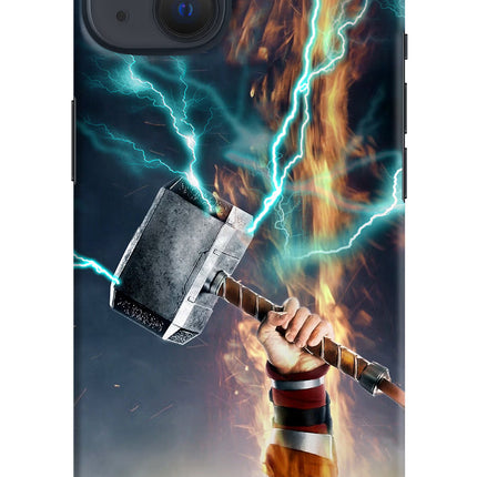 Thor Hammer Mjolnir iPhone 13 Hard Case Back Cover by Casekaro