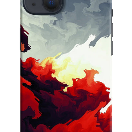 Fire Cloud iPhone 13 Hard Case Back Cover by Casekaro