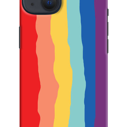 Rainbow iPhone 13 Hard Case Back Cover by Casekaro