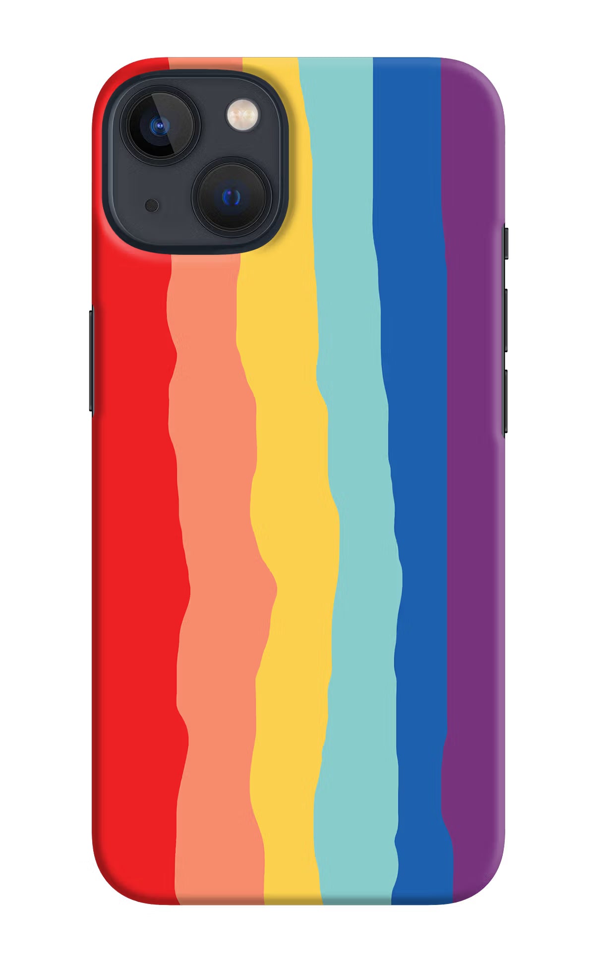 Rainbow iPhone 13 Hard Case Back Cover by Casekaro