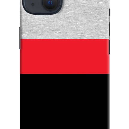 Tri Color Pattern iPhone 13 Hard Case Back Cover by Casekaro