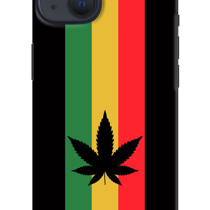 Weed Flag iPhone 13 Hard Case Back Cover by Casekaro