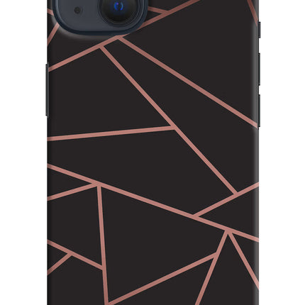 Geometric Pattern iPhone 13 Hard Case Back Cover by Casekaro