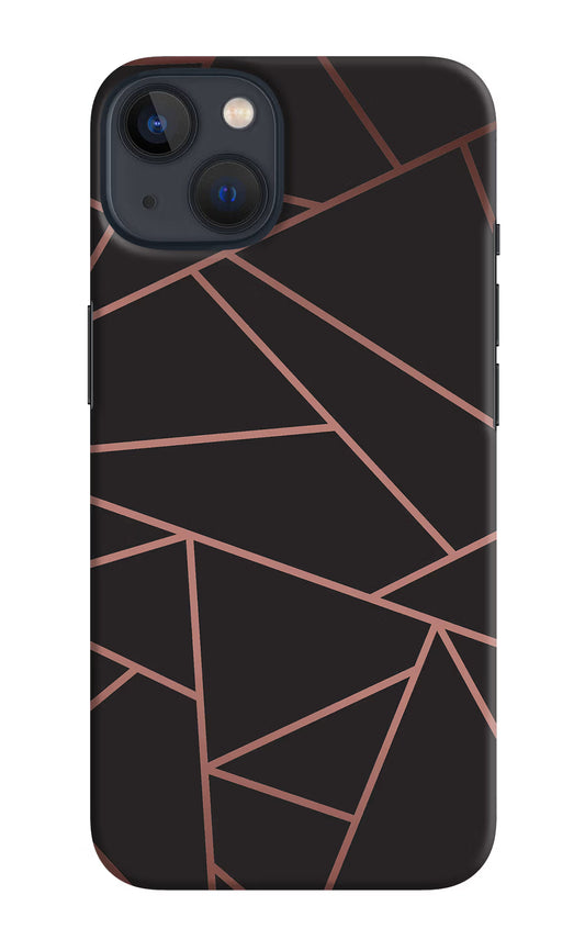 Geometric Pattern iPhone 13 Hard Case Back Cover by Casekaro