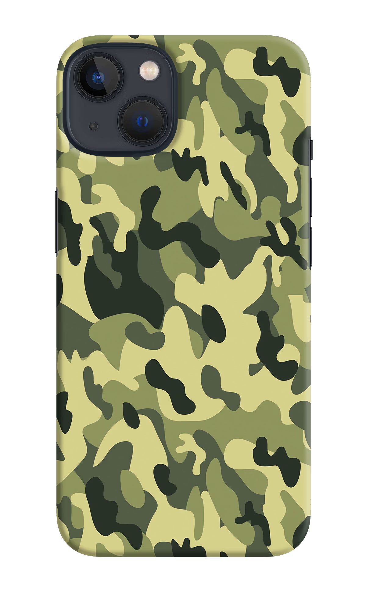 Camouflage iPhone 13 Hard Case Back Cover by Casekaro
