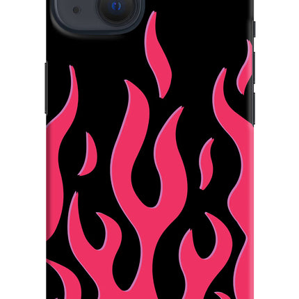 Fire Flames iPhone 13 Hard Case Back Cover by Casekaro