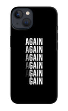 Again Again Gain iPhone 13 Hard Case Back Cover by Casekaro