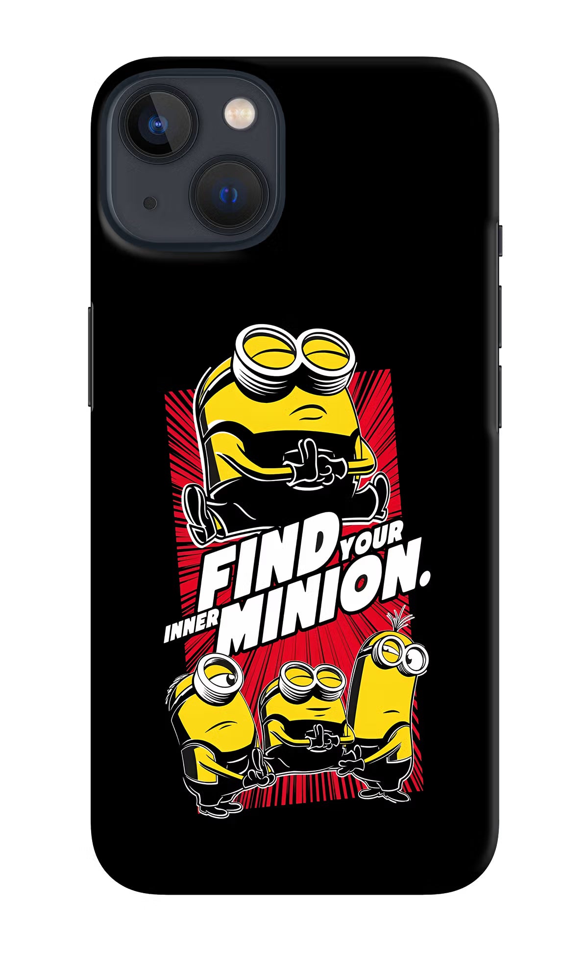 Find your inner Minion iPhone 13 Hard Case Back Cover by Casekaro