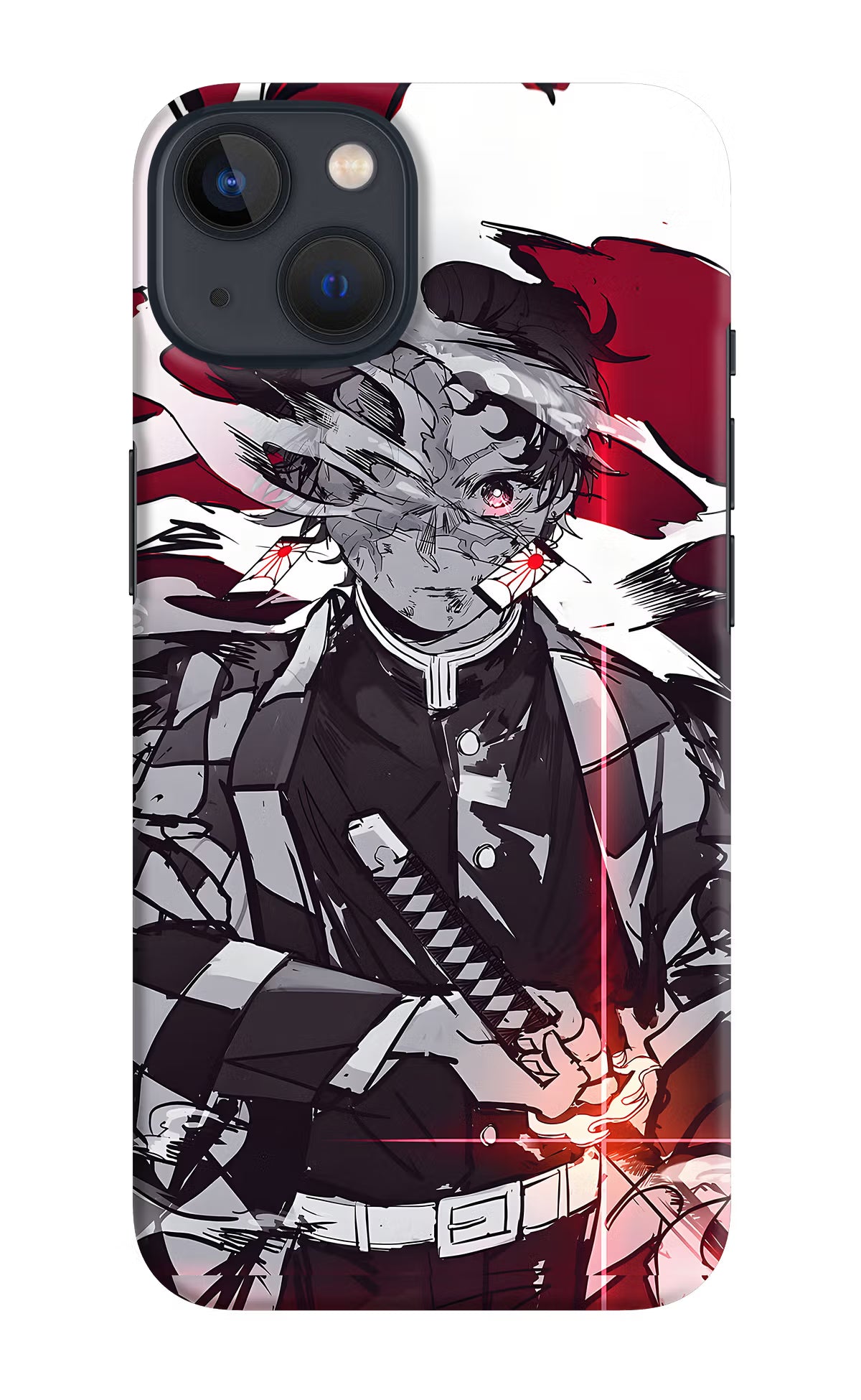 Demon Slayer iPhone 13 Hard Case Back Cover by Casekaro