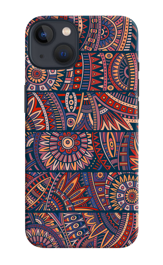 African Culture Design iPhone 13 Hard Case Back Cover by Casekaro