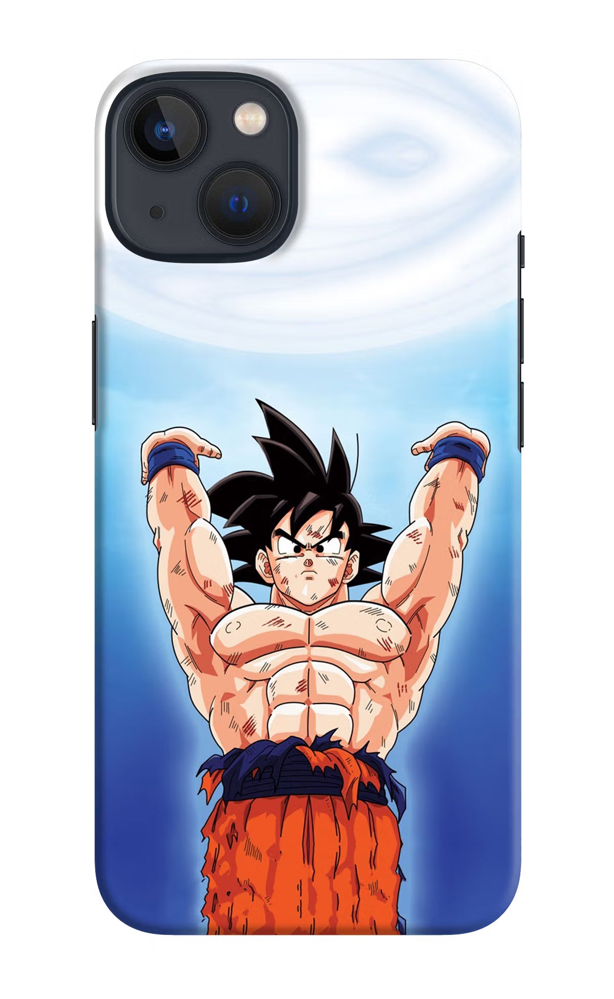 Goku Power iPhone 13 Hard Case Back Cover by Casekaro
