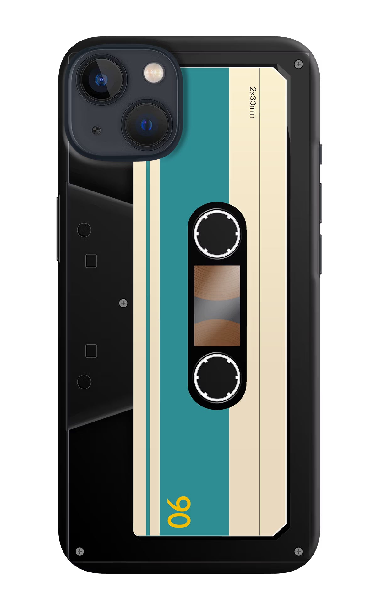 Cassette iPhone 13 Hard Case Back Cover by Casekaro