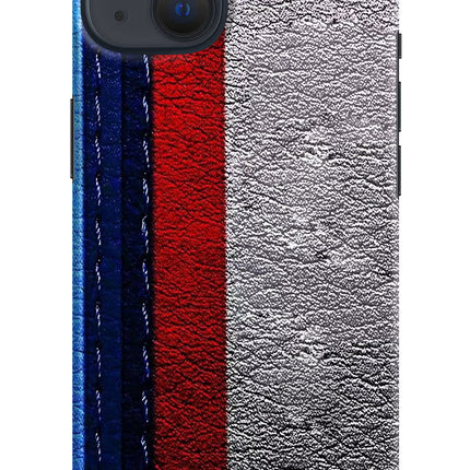 BMW Stripes iPhone 13 Hard Case Back Cover by Casekaro