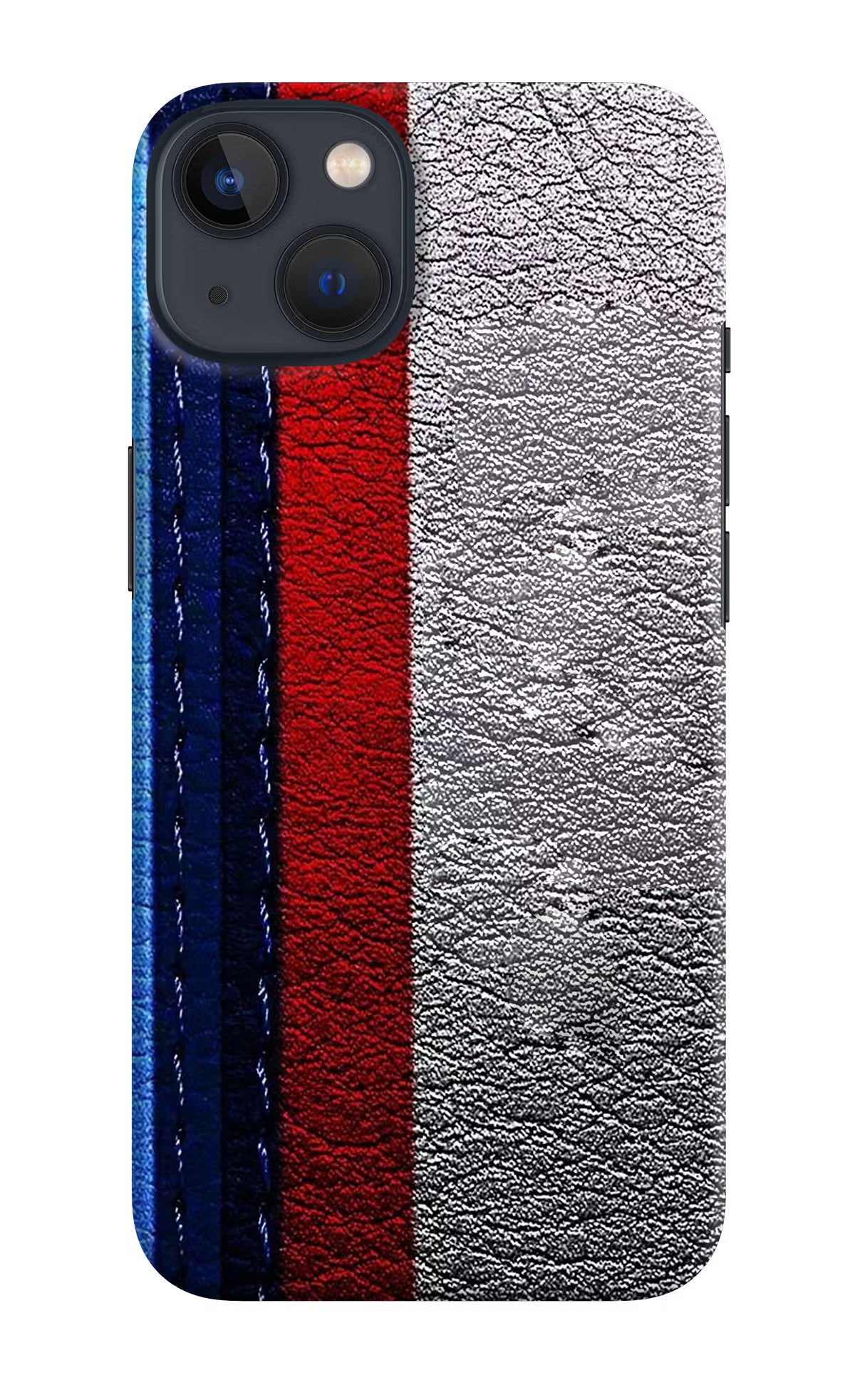 BMW Stripes iPhone 13 Hard Case Back Cover by Casekaro