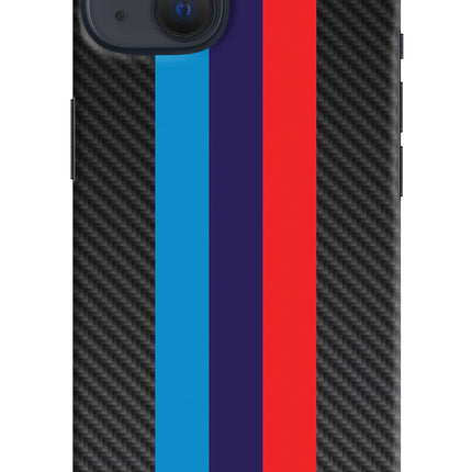 BMW Stripes Pattern iPhone 13 Hard Case Back Cover by Casekaro