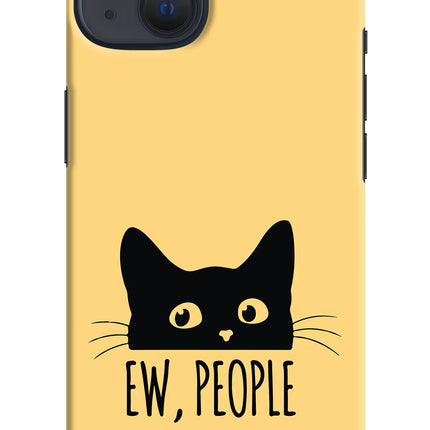 Ew People Catitude iPhone 13 Hard Case Back Cover by Casekaro
