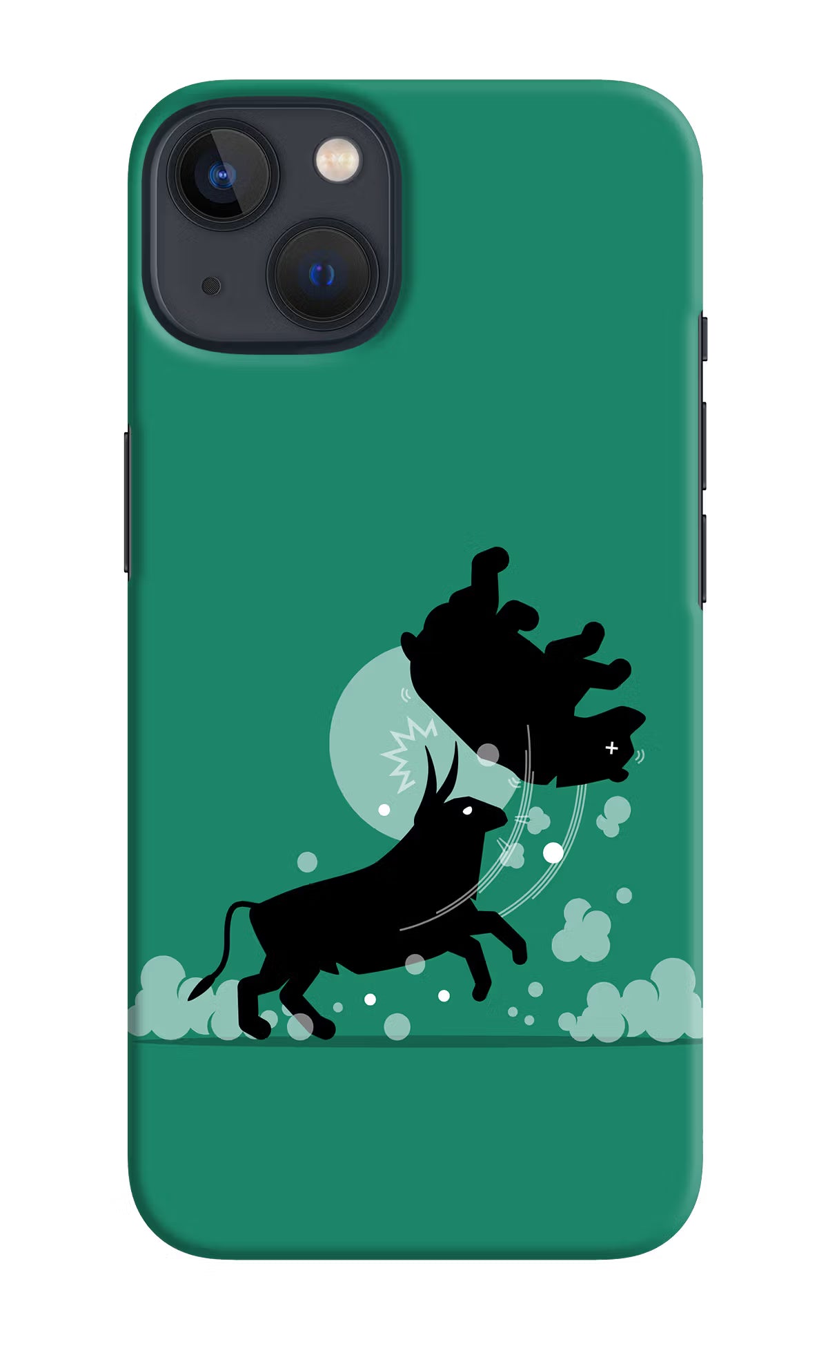 Bull Conqueror iPhone 13 Hard Case Back Cover by Casekaro