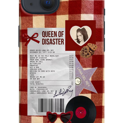 Queen of Disaster iPhone 13 Hard Case Back Cover by Casekaro