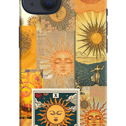 Sun iPhone 13 Hard Case Back Cover by Casekaro