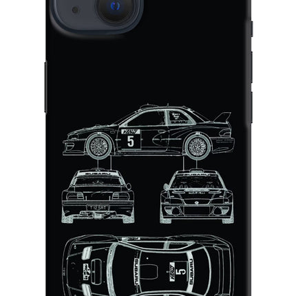 WRC'99 iPhone 13 Hard Case Back Cover by Casekaro