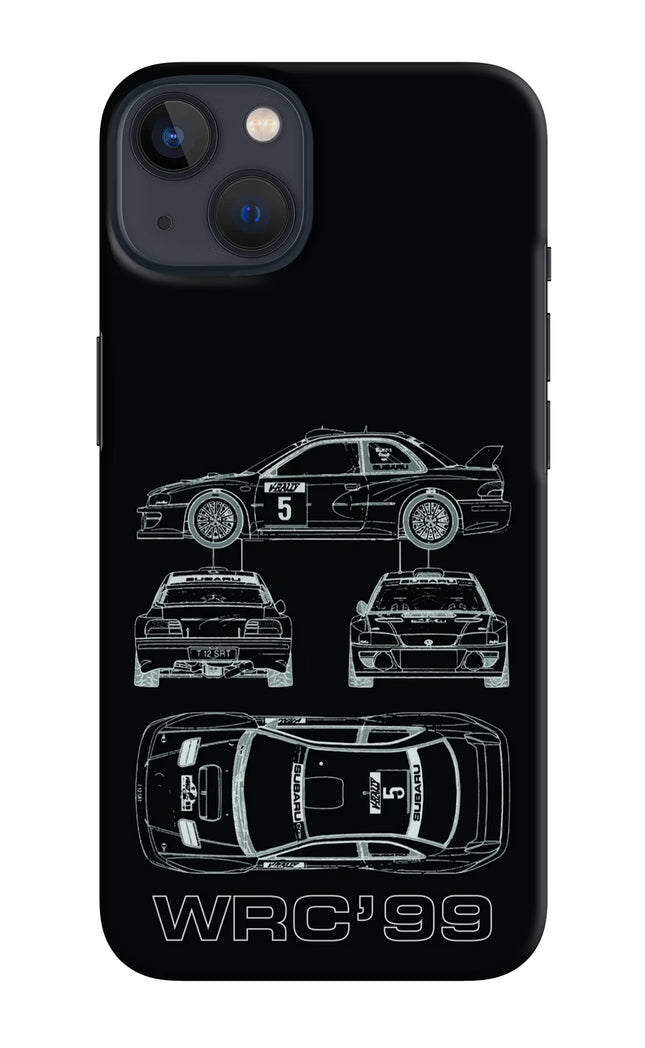 WRC'99 iPhone 13 Hard Case Back Cover by Casekaro