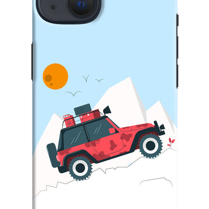 Mountain Trail Beast iPhone 13 Hard Case Back Cover by Casekaro