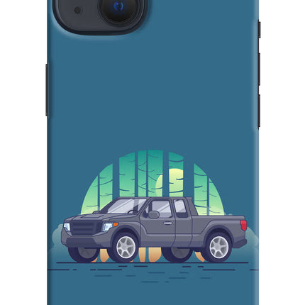 Retro Garage Vibe iPhone 13 Hard Case Back Cover by Casekaro