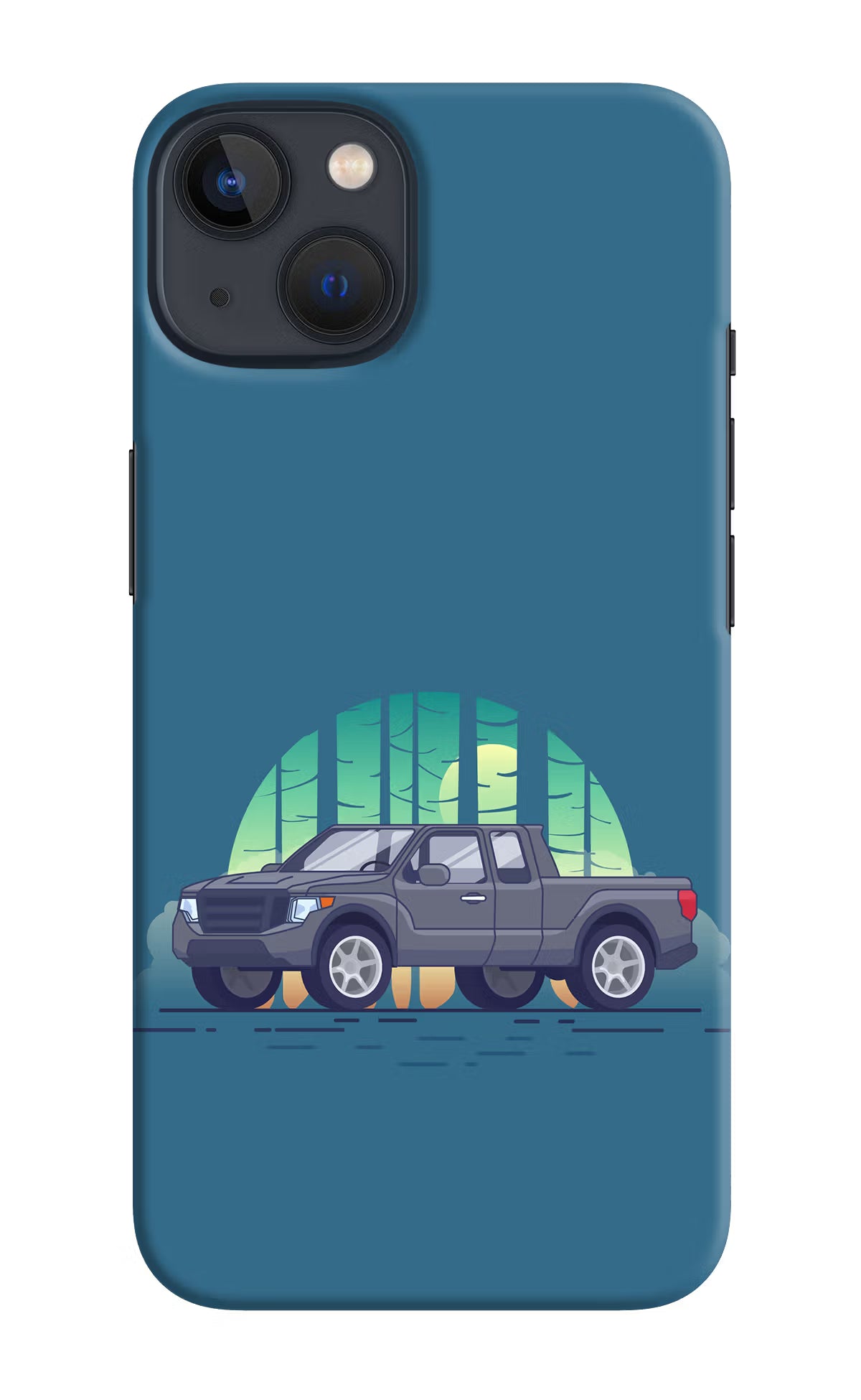 Retro Garage Vibe iPhone 13 Hard Case Back Cover by Casekaro