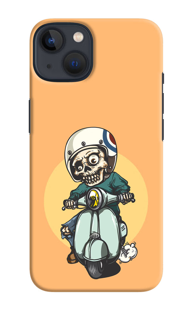 Undead Biker iPhone 13 Hard Case Back Cover by Casekaro