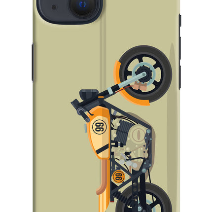 Vertical Speedster iPhone 13 Hard Case Back Cover by Casekaro