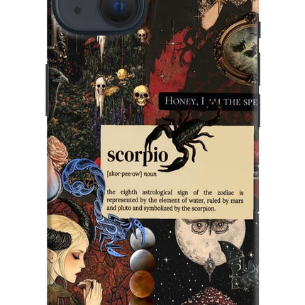 Scorpio Zodiac iPhone 13 Hard Case Back Cover by Casekaro