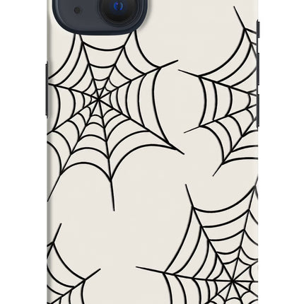 Spider Web iPhone 13 Hard Case Back Cover by Casekaro