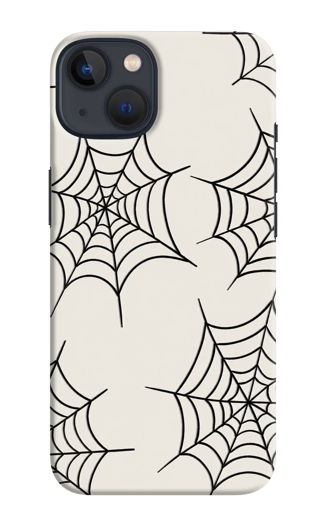 Spider Web iPhone 13 Hard Case Back Cover by Casekaro