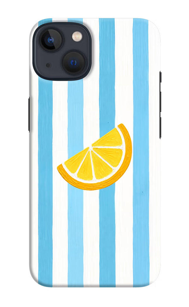 Summer Lemon iPhone 13 Hard Case Back Cover by Casekaro