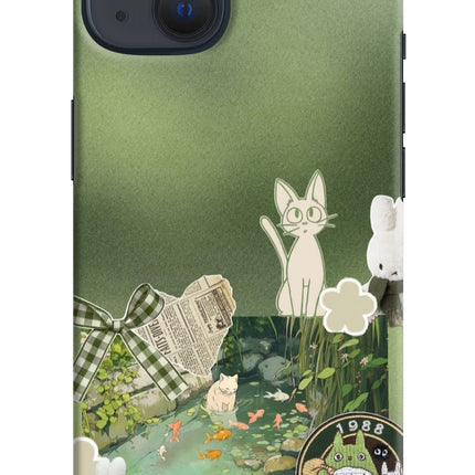 Aesthetic anime iPhone 13 Hard Case Back Cover by Casekaro