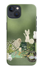 Aesthetic anime iPhone 13 Hard Case Back Cover by Casekaro