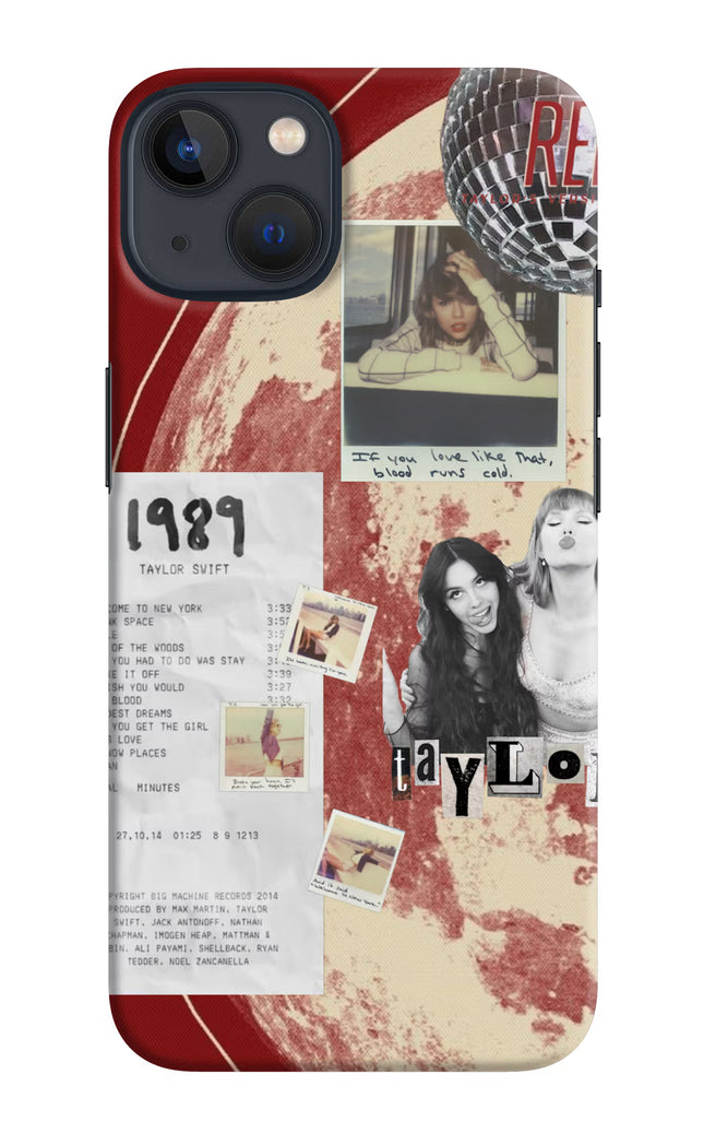 Taylor Swift iPhone 13 Hard Case Back Cover by Casekaro